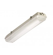 Светильник светодиодный пылевлагозащищенный с БАП TLWP06 PC ECP EM 1263х135х105мм 33Вт 4000K , 1 ч., РТ 4500Лм IP65 прозр  03390  TechnoLux