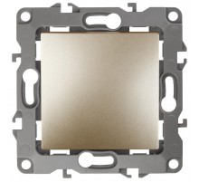 Выключатель 12-1001-04   10АХ-250В, без м.лапок,  шампань  Б0014630  ЭРА