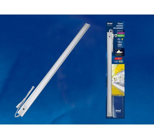 Светильник светодиодный линейный ультратонкий с сенсором ULI-F40-9W/4200K SENSOR IP20 SILVER 600Х30х8мм 440Lm серебристый  UL-00002882  Uniel