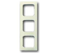 Рамка 3-постовая для кабель-каналов, Busch-Duro 2000 SI, слоновая кость  1725-0-1551   2CKA001725A1551  ABB