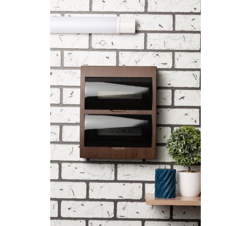 Щит распределительный навесной ЩРН-П-24 темное дерево IP41 EKF PROxima  pb40-n-24-dark  EKF