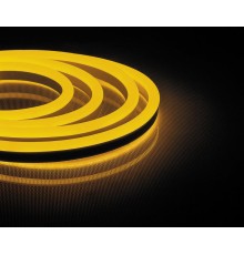 Лента светодиодная LS720 120SMD(2835)/м 9,6Вт/м 220V IP67, длина 50м, желтый, неоновая  29565  FERON
