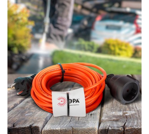 Удлинитель силовой ЭРА UPx-1-2x1-10m-IP44 в бухте б/з 10м 1 гн ПВС 2х1  Б0046805  ЭРА