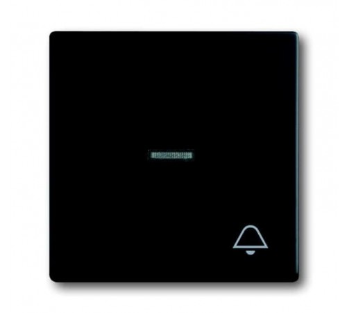 Клавиша для механизма 1-клавишного выключателя, с прозрачной линзой и символом ""ЗВОНОК"", Future/Axcent/Carat/Династия, белый барх  2CKA001751A3044