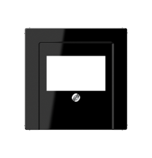 Крышка для ТАЕ и USB розеток, фиксация винтом; дюропласт; черный; A500  A569PLTSW  Jung