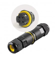 Соединитель-коннектор для проводов двухконтактный, водонепроницаемый, LD518  49186  STEKKER