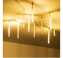 Светодиодная гирлянда ARD-ICEFALL-CLASSIC-D12-200-10PCS-CLEAR-32LED-LIVE WARM (230V, 10.5W)  026044  Arlight