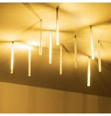 Светодиодная гирлянда ARD-ICEFALL-CLASSIC-D12-200-10PCS-CLEAR-32LED-LIVE WARM (230V, 10.5W)  026044  Arlight