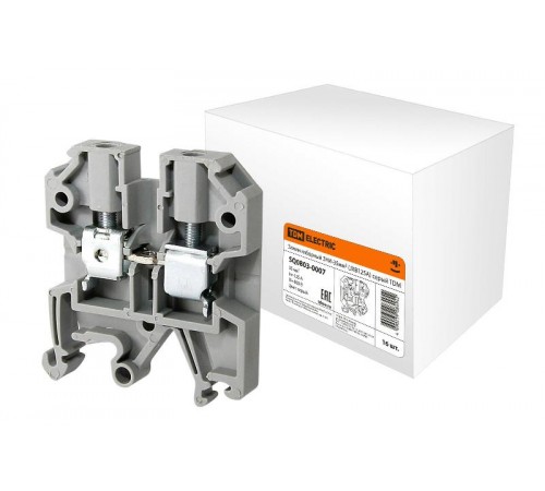 Зажим наборный ЗНИ-35мм2 (JXB125А) серый   SQ0803-0007  TDM