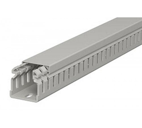 Распределительный кабельный канал LKV 37x37x2000 мм (ПВХ,серый) (LKV 37037)  6178307  OBO Bettermann