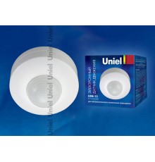 USN-13-360R-1200W-3LUX-12M-0,6-1,5m/s-WH Датчик движения, упак. блистер  06565  Uniel