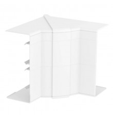 Внутренний угол кабельного канала Rapid 45-2 регулируемый 53x130 мм (ПВХ,белый) (GK-IH53130RW)  6113250  OBO Bettermann