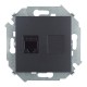 Simon 15 Графит Розетка компьютерная  RJ45 кат.5e (AMP)  1591551-038  Simon