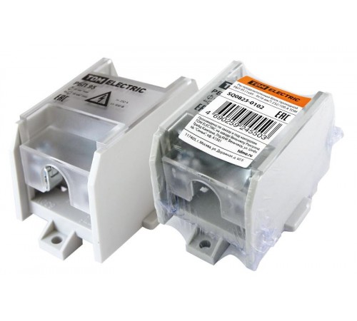 Блок распределительный проходной РБП 95 (1х95 - 4х16 мм2) 232/100 А  SQ0823-0102  TDM