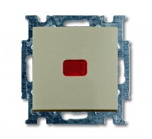 ABB Basic 55 Шампань Выключатель кнопочный с полем для надписи  1413-0-1093   2CKA001413A1093  ABB