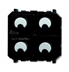 SU-F-2.0.PB.1 Сенсор free@home, 2-клавишный, Zenit  6220-0-0223   2CKA006220A0223  ABB