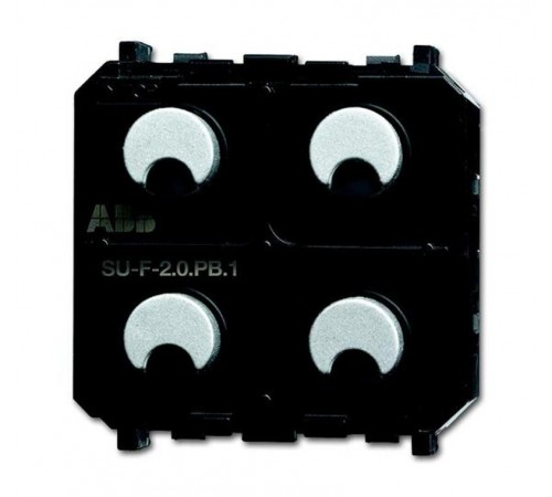 SU-F-2.0.PB.1 Сенсор free@home, 2-клавишный, Zenit  6220-0-0223   2CKA006220A0223  ABB