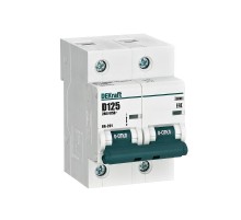 Выключатель автоматический двухполюсный ВА-201 2Р 125А характеристика D 10кА  13030DEK  DEKraft