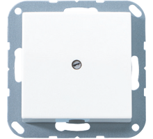 Вывод для кабеля, с зажимом для фиксации кабеля, фиксация винтом; дюропласт; белый; A500  A590AWW  Jung