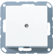 Вывод для кабеля, с зажимом для фиксации кабеля, фиксация винтом; дюропласт; белый; A500  A590AWW  Jung