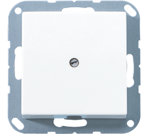 Вывод для кабеля, с зажимом для фиксации кабеля, фиксация винтом; дюропласт; белый; A500  A590AWW  Jung