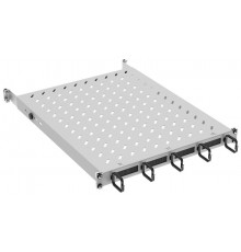 ITK by ZPAS Полка стац. 19" 1U орг. щет. 120кг 750мм сер.  ZP-FS35-U-1U-78  ITK