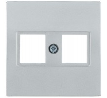 НK45-2-БС Накладка 2-ая RJ45 Cat5e BOLERO серебряный  ENB12-R-K23  IEK