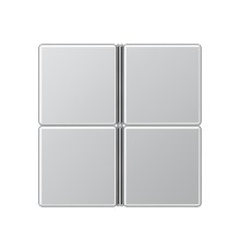 четырехклавишная крышка для KNX, в сборе A404TSAAL Jung