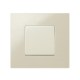 Simon 27 Выключатель 1-кл проходной, 16А 250В, широкий модуль, S27, слоновая кость  27211-62  Simon