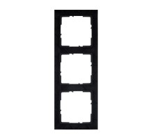 SUNO Рамка декоративная универсальная 3-постовая Цвет "Блэк пиксел"  721573  Legrand