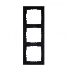 SUNO Рамка декоративная универсальная 3-постовая Цвет "Блэк пиксел"  721573  Legrand