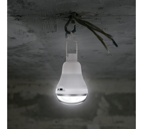 Лампа светодиодная Led A60 3W 130lm 4000K с солнечной панелью 1/40  902102203  Gauss