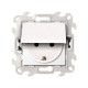 Simon 24 Белый Розетка 2К+З IP44 Push&Go  2420448-030  Simon