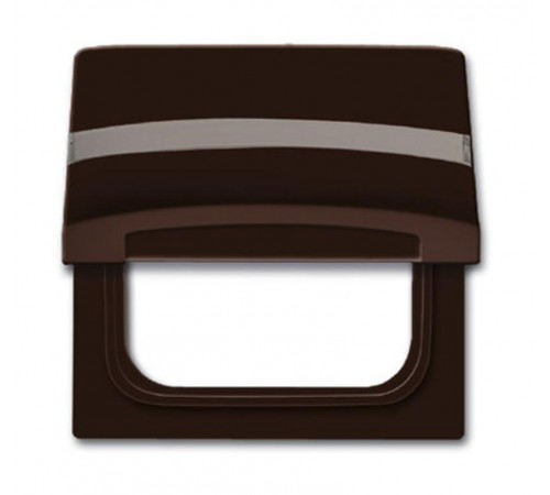 Плата промежуточная с крышкой для центр. плат , с полем для надписи, IP44, серия Allwetter 44, цвет коричневый  1710-0-3786   2CKA001710A3786  ABB