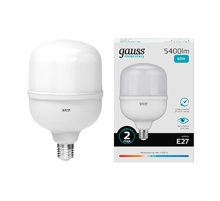 Лампа светодиодная Elementary LED T160 E27 60W 5400lm 5400lm 180-240V 4000K  63226  Gauss