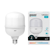 Лампа светодиодная Elementary LED T160 E27 60W 5400lm 5400lm 180-240V 4000K  63226  Gauss