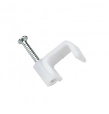 Скоба крепежная квадратная (плоская) (8мм (50шт.) EKF PROxima  plcn-ss-8  EKF