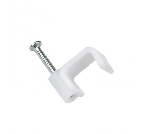 Скоба крепежная квадратная (плоская) (8мм (50шт.) EKF PROxima  plcn-ss-8  EKF