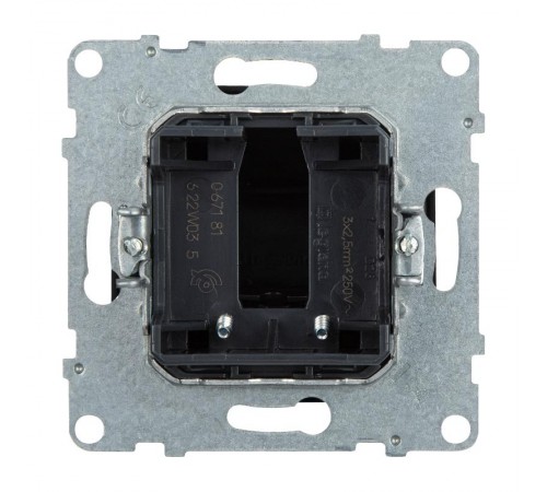 SUNO Вывод кабеля с лицевой панелью. Без клемм. Цвет "Антрацит"  721442  Legrand