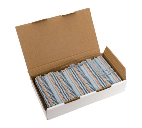 Клеммная колодка пружинная 1,5 Push-in серая PIT-1,5  EKF