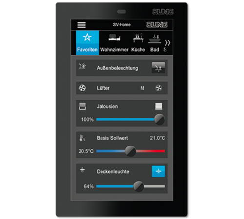 Smart Control 5, чёрный  SC5SW  Jung