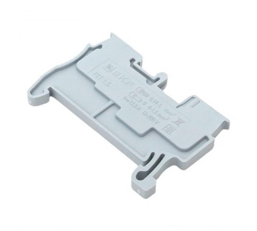 Клеммная колодка пружинная 1,5 Push-in серая PIT-1,5  EKF