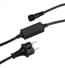 Шнур питания ARD-PRO-STD-1.5M Black (230V, 1.6A)  025888  Arlight