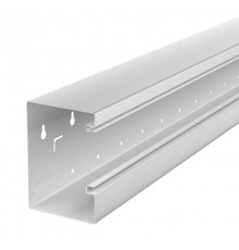 Кабельный канал Rapid 80 90x130x2000 мм (сталь,светло-серый) (GS-A90130LGR)  6277502  OBO Bettermann