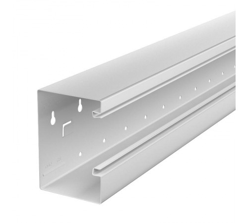 Кабельный канал Rapid 80 90x130x2000 мм (сталь,светло-серый) (GS-A90130LGR)  6277502  OBO Bettermann