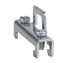 Ограничитель металлический на DIN-рейку 2 винта  350579  КЭАЗ