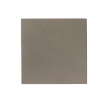 Валенсия лицевая панель кнопки звонка 10А кашемир EKF PROxima   ESV10-L-026-40   EKF