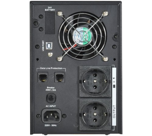 ITK ELECTRA LT ИБП 1кВА/0,8кВт с АКБ 2х7AH USB Schuko  ELT-1000VA-1-002-S  ITK