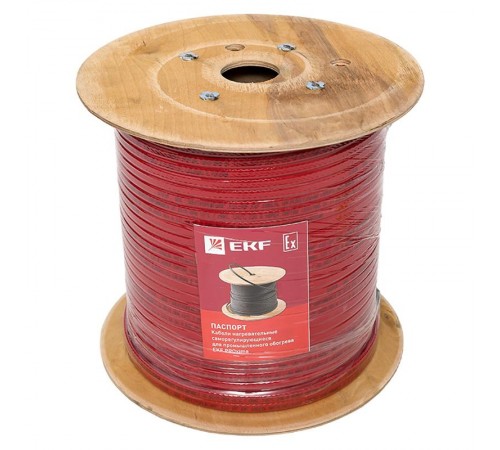 Саморегулирующийся нагревательный кабель ESS-30F (30 Вт/м) 200 м, фторопласт ESS-30F-200 EKF