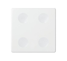 Сенсорный 4-кл выключатель с возможностью индивидуальной маркировки, белый  8000642-030  Simon